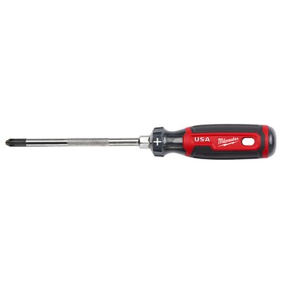 Milwaukee Tool #3 Phillips 6" Cushion Grip Screwdriver (USA)