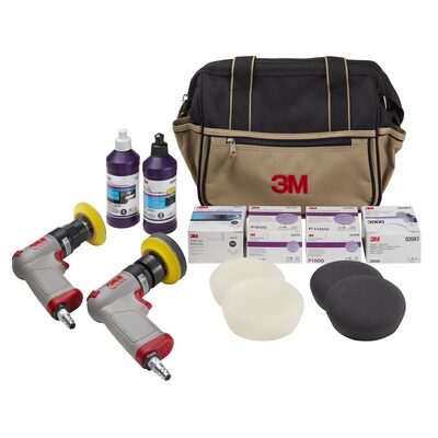 3M Perfect-It Headlight Lens Restoration Kit (Professional Use), 02516