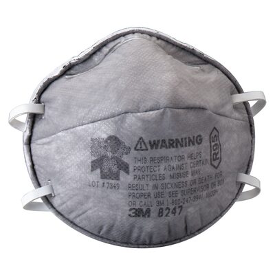 3M Particulate Respirator w/Organic Vapor Relief(BOX)