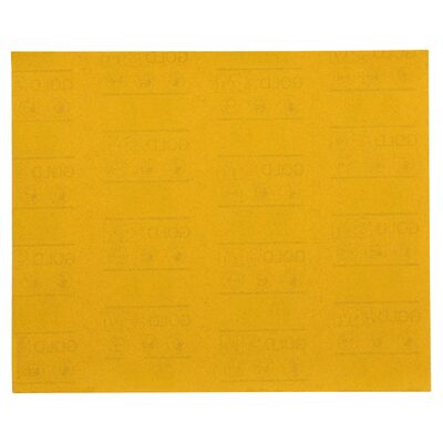 3M Gold Abrasive Sheet 12543, 240, 9 in x 11 in (229 mm x 280 mm)