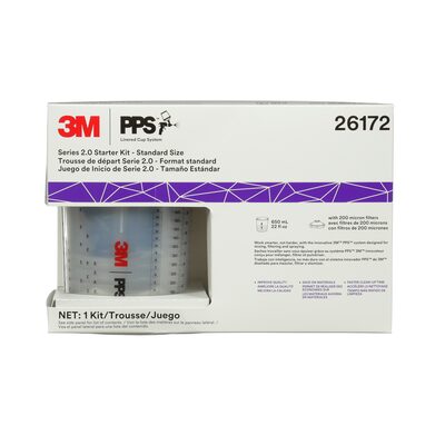 3M PPS Series 2.0 6-Pack Starter Kit, 26172, Standard (22 fl oz, 650 mL), 200 Micron Filter