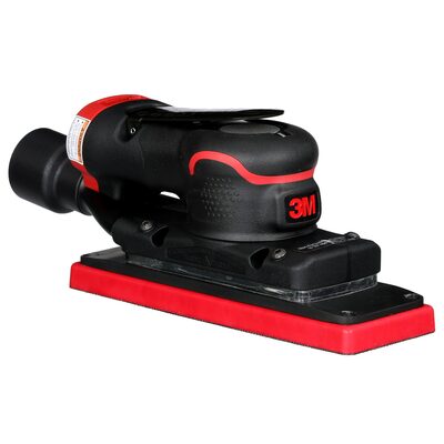 3M Pneumatic Precision Orbital Sheet Sander 33796, 70 mm x 198 mm, Vacuum-Ready, 1/Case