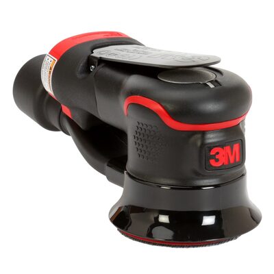 3M Pneumatic Precision Random Orbital Sander 33797, 75 mm (3 in), 2.5 mm (3/32) Orbit, Vacuum-Ready, 1/Case