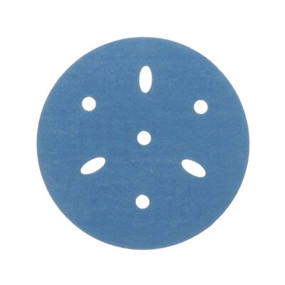 3M Hookit Blue Abrasive Disc 321U, 36152, 3 in, 500, Multi-hole