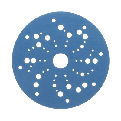 3M Hookit Blue Abrasive Disc 321U, 36167, 5 in, 500, Multi-hole