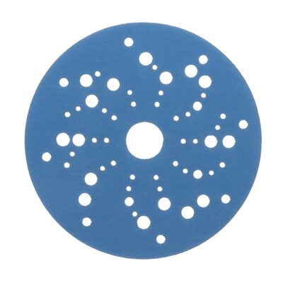 3M Hookit Blue Abrasive Disc 321U, 36168, 5 in, 600, Multi-hole
