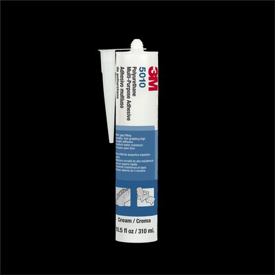 3M Polyurethane Multi-Purpose Adhesive 5010, Cream, 310 mL Cartridge