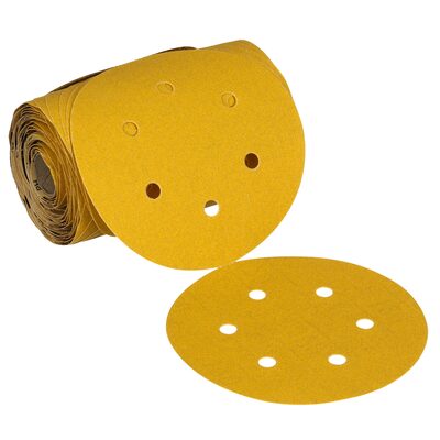 3M Stikit Gold Abrasive Disc Roll 61644, 120, 6 in (150 mm), Dust-Free
