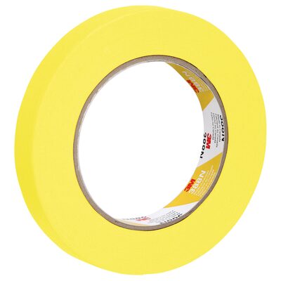 3M Automotive Yellow Masking Tape 388N, 06652, 18 mm x 55 m