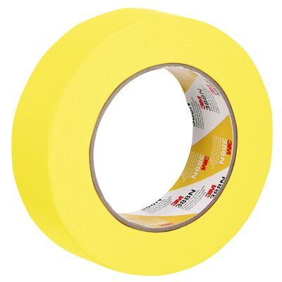 3M Automotive Yellow Masking Tape 388N, 06654, 36 mm x 55 m