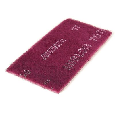 Mirka Abrasives Mirlon Total 18-118-447 18 Series Non-Woven Scuff Pad, 4-1/2 in W x 9 in L, 360 Grit