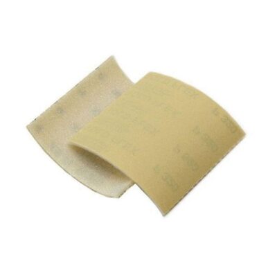 Mirka Abrasives Goldflex-Soft 23145800 23 Series Abrasive Pad, 4-1/2 in W x 5 in L, P800 Grit