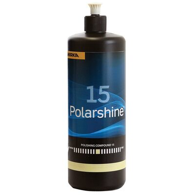 Mirka Abrasives Polarshine PC15-1L Polishing Compound, 1 L Bottle, Beige, Liquid