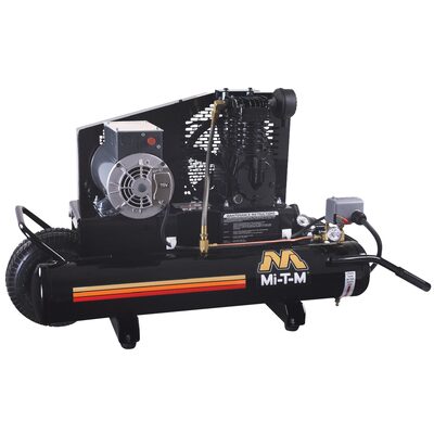 Mi-T-M Single Stage compressor electric Belt Drive 8 Gall