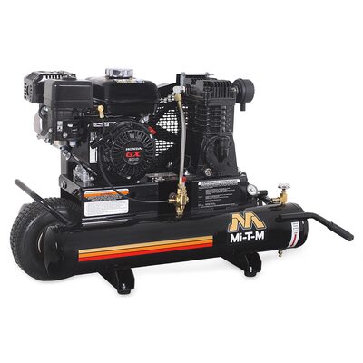 Mi-T-M 8 Gallon Gas Air compressor