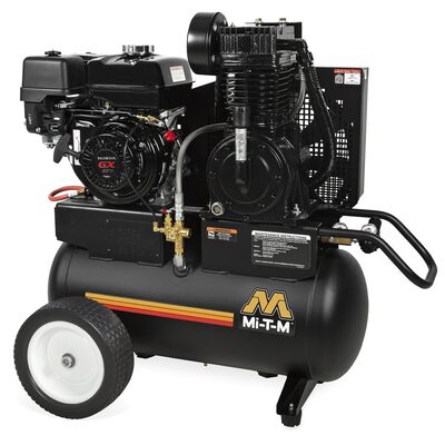 Mi-T-M 20-Gallon Two Stage Gasoline Air Compressor - AM2-PH09-20M