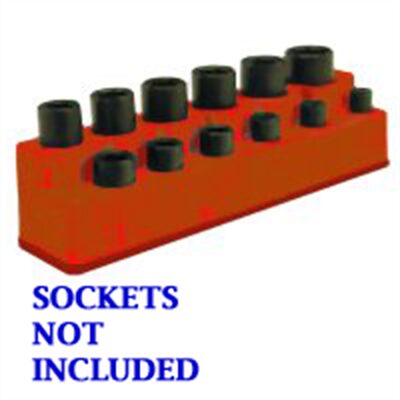Mechanic's Time Savers SOC HOL 3/8 IMP RKT RED MAG BASE