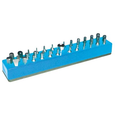 Mechanic's Time Savers BIT HOL 1/4 MAG BLUE NEON 37 HOLE