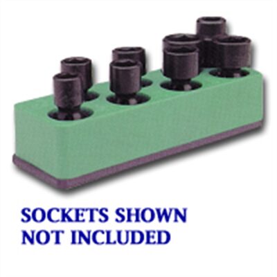 Mechanic's Time Savers SOC HOL 3/8U IMP DK GREEN 8 HOLE