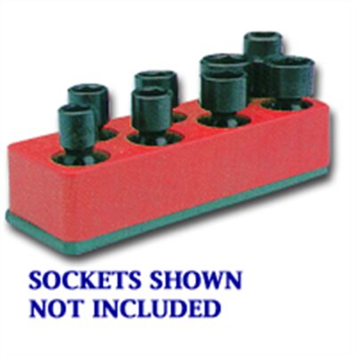 Mechanic's Time Savers SOC HOL 3/8U IMP ROCKET RED 8 HOLE