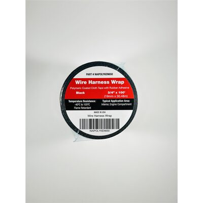 Nairn Polyken 650 Harness Tape 3/4"x100' Black 1 sleeve of 6 rolls