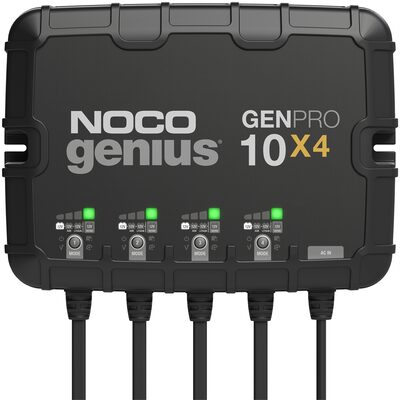 NOCO Company GENPRO10X4 12V 4-Bank, 40-Amp On-Board Battery Charger