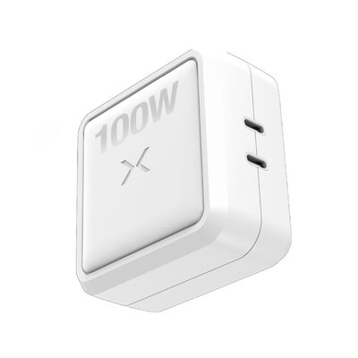 NOCO Company XGrid X100 100W USB-C 2-Port Charger with GaN Fast Charging - White