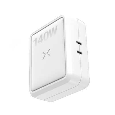 NOCO Company XGrid X140 140W USB-C 2-Port Charger with GaN Fast Charging - White