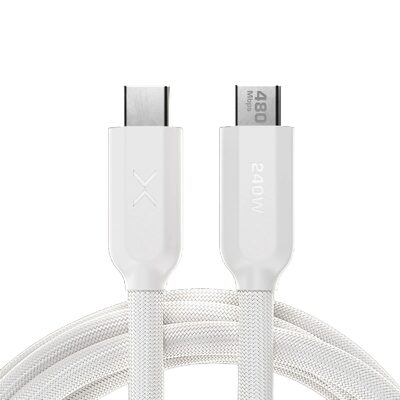 NOCO Company XGrid XC1: 240W USB-C to USB-C Cable with E-Marker Chip - 3-Foot - White