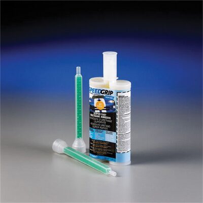 Norton Speed Grip 04647 2-Part Adhesive, 220 mL Cartridge