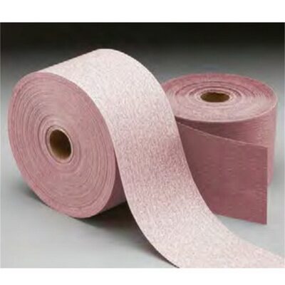 Carborundum Abrasives Carbo Premier Red 20335 Dri-Lube Stick-On Sheet Roll, 2-3/4 in W x 45 yd L, P220 Grit