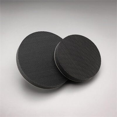 Norton DryIce 42089 Interface Pad, 6 in Dia x 1/2 in THK, Hook and Loop Attachment