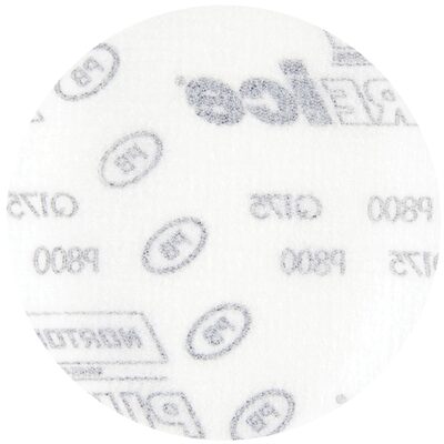 Norton Pure Ice 88704 Q175 Series Non-Vacuum Sanding Disc, 3 in Dia, P1500 Grit, Blue