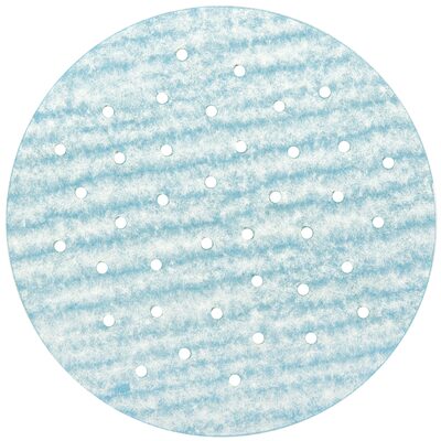 Norton Dryice Multi-Air Cyclonic 95007 A975 Series Vacuum NorGrip Sanding Disc, 3 in Dia, P150 Grit