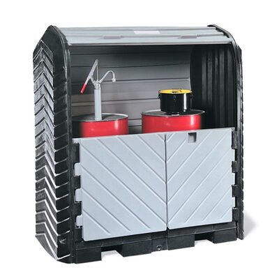 New Pig PIG&reg; Roll Top Hardcover Spill Pallet with drain