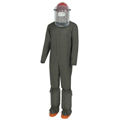 Oberon Suit Kit - Arc Flash - 8 Cal - Clean Room - Comes with (Coverall Size: Small, Bootie Size: Small, Face Shield, Balaclava)