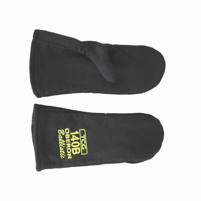 OBERON Mittens - Arc Flash - 140 Cal TCG - Color: Black - Size: XL