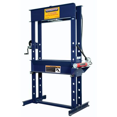 Omega 55 TON SHOP PRESS W/HAND PUMP (MADE IN USA)
