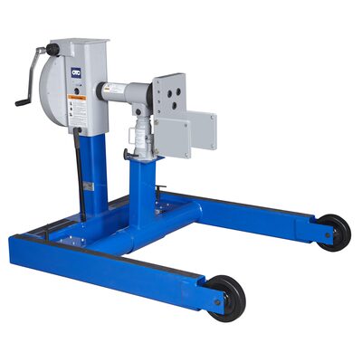 OTC 6000 lb Diesel Engine Stand with Universal Engine Adapter Assembly