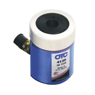 OTC 30-Ton Spring-Return Hollow Center Hydraulic Ram
