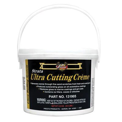 Presta Strata 131905 Ultra Cutting Creme, 3 kg Tub, Yellow