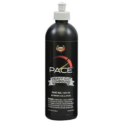 Presta PACE 133116 Heavy Cut Compound, 16 oz Bottle, Gray
