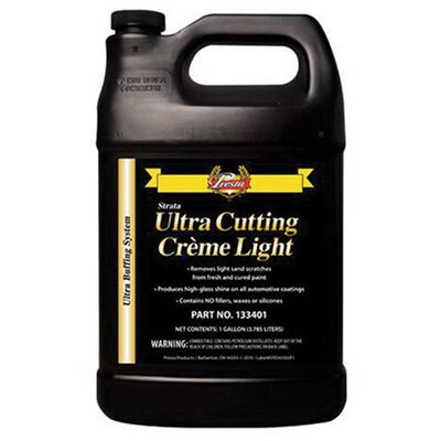 Presta Strata 133401 Ultra Cutting Creme Light Compound, 1 gal Can, White