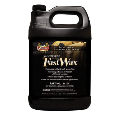 Presta Fast Wax 134101 Car Wax, 1 gal, Liquid, Blue, Wax