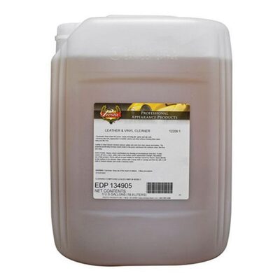 Presta 134905 Leather and Vinyl Cleaner, 5 gal Can, Translucent Light Yellow to Dark Yellow
