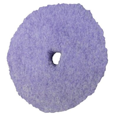 Presta PACE 890193 Single Sided Heavy Cut Cutting Pad, 5-1/4 in Dia, Foamed Wool Pad, Purple