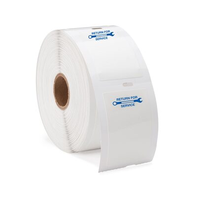 Petoskey Plastics Generic Labels w/blue wrench image- 500/Roll