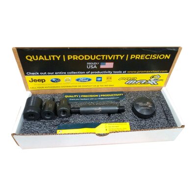 Milton ?The ProMAXX Tool PMXPWP955BSE Fuel Injector Puller Combo Base Kit is designed for efficient removal of fuel injectors in Ford 6.7L Power Stroke and GM 6.6L Duramax diesel engines.