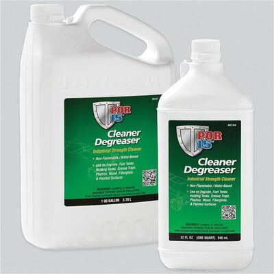 POR-15 INC 40101 Cleaner Degreaser, 1 gal Can, Clear, 4:1 to 10:1 with Water