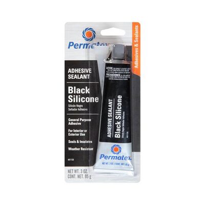 Permatex Inc #16 Black Silicone Adhesv EACH